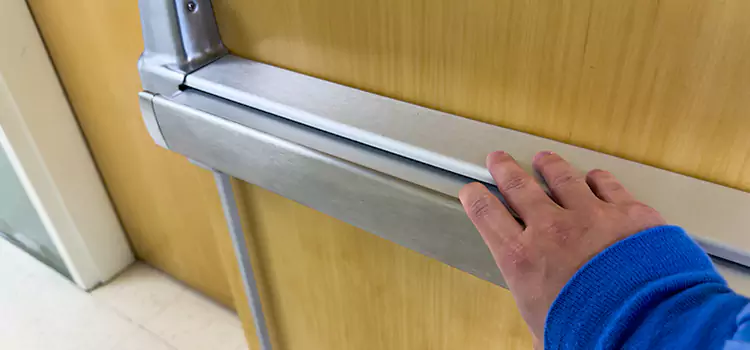 Installing a Push Bar on a Door Oro Valley